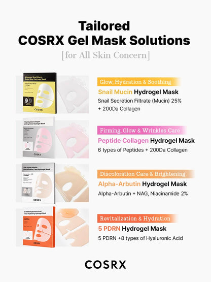 COSRX 5 PDRN Hyaluronic Acid Vital Hydrating Hydrogel Mask